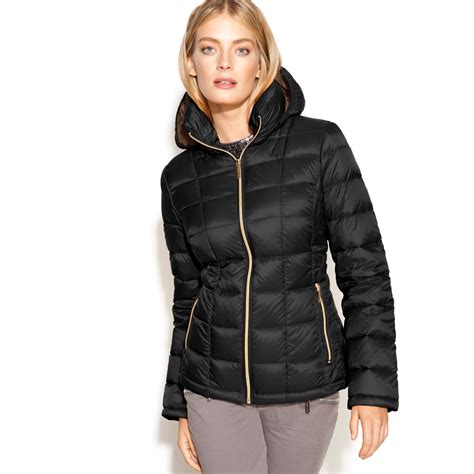 michael kors black men's quilted puffer vest|michael kors down vest women.